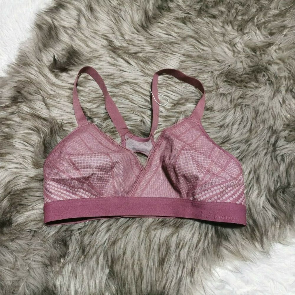 lululemon athletica Pink Mesh Bra